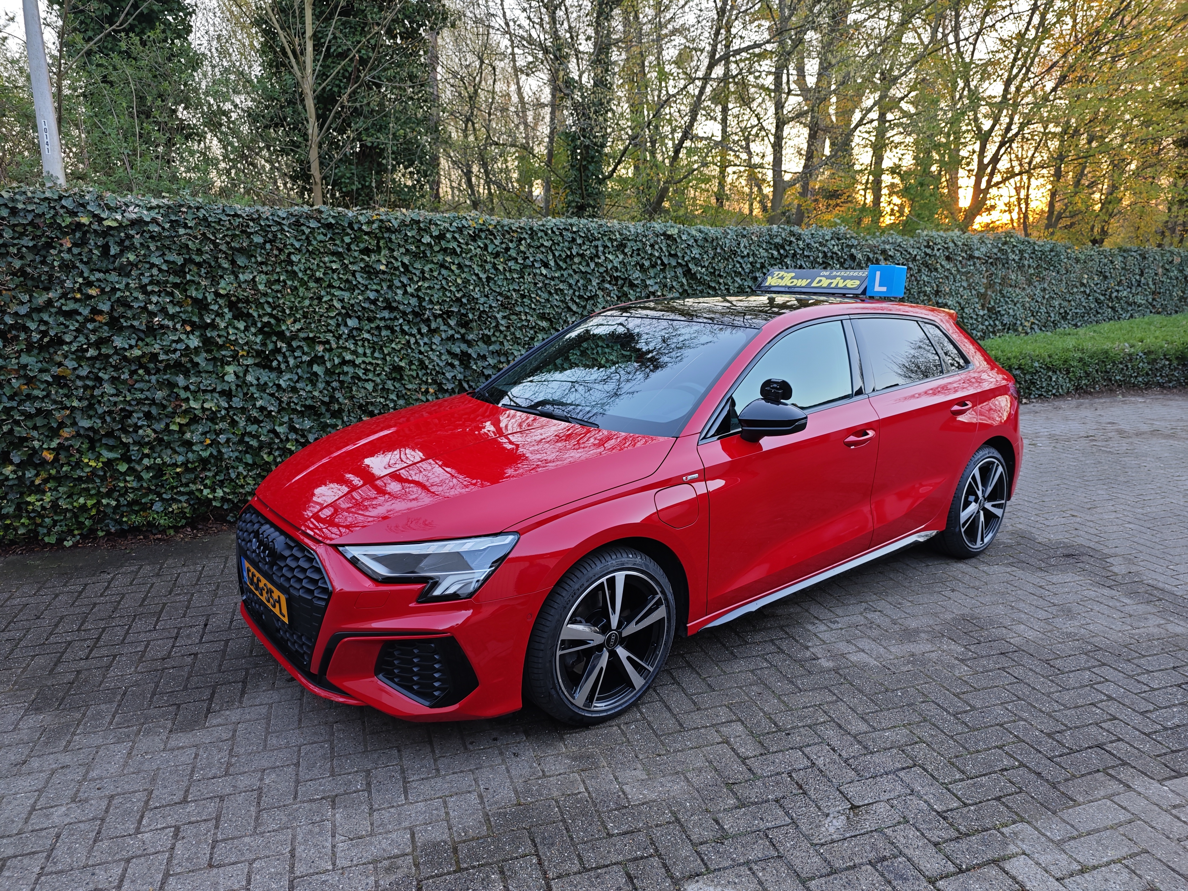 Audi wit voorkant